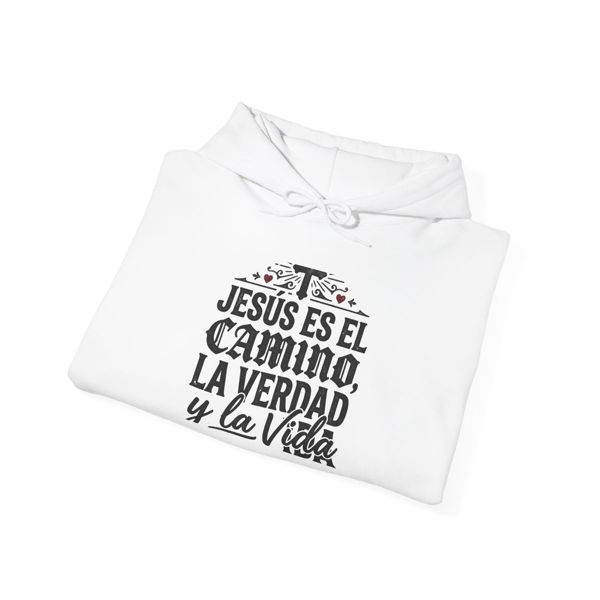 Hoodie - "Jesús es el camino, la verdad y la vida" Spanish Christian Faith Pullover