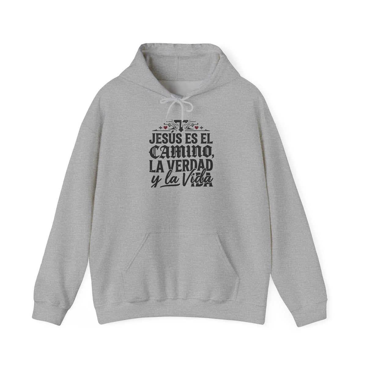 Hoodie - "Jesús es el camino, la verdad y la vida" Spanish Christian Faith Pullover