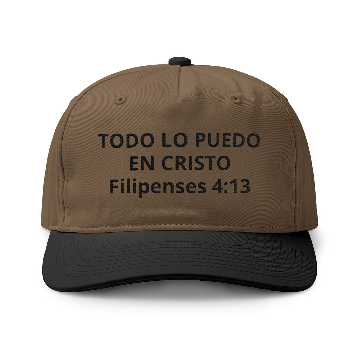 Embroidered Spanish Bible Verse Cap — "Todo lo Puedo en Cristo" (Filipenses 4:13)