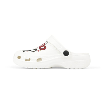Kids Foam Clogs – “Jesús Me Ama” Christian Slip-On Shoes