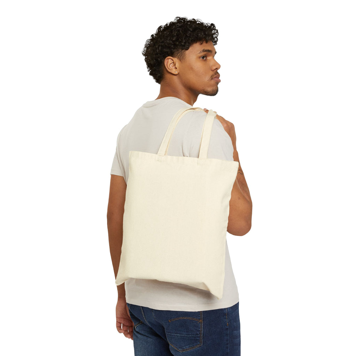 Christian Canvas Tote Bag - "Jesús es el camino, la verdad y la vida" (Juan 14:6)