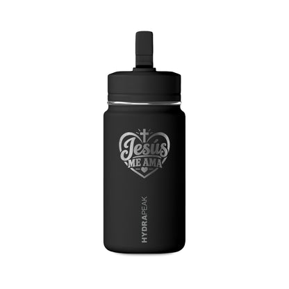 Jesus Te Ama Pink 14oz Mini Water Bottle