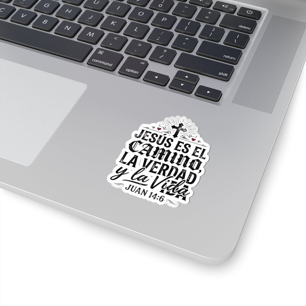 Religious Sticker — “Jesús es el Camino, la Verdad y la Vida” (Juan 14:6) Kiss-Cut Vinyl Sticker