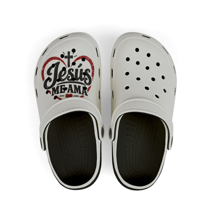 Kids' Jesus Me Ama Foam Clogs — Christian Kids' Slip-On Sandals