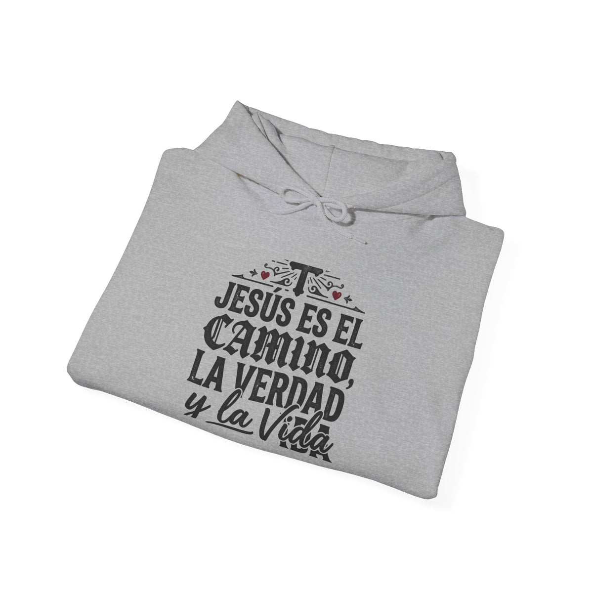 Hoodie - "Jesús es el camino, la verdad y la vida" Spanish Christian Faith Pullover