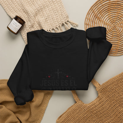 Christian Sweatshirt - "Jesús es el camino, la verdad y la vida" Crewneck (Juan 14:6)