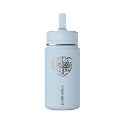 Jesus Te Ama Pink 14oz Mini Water Bottle
