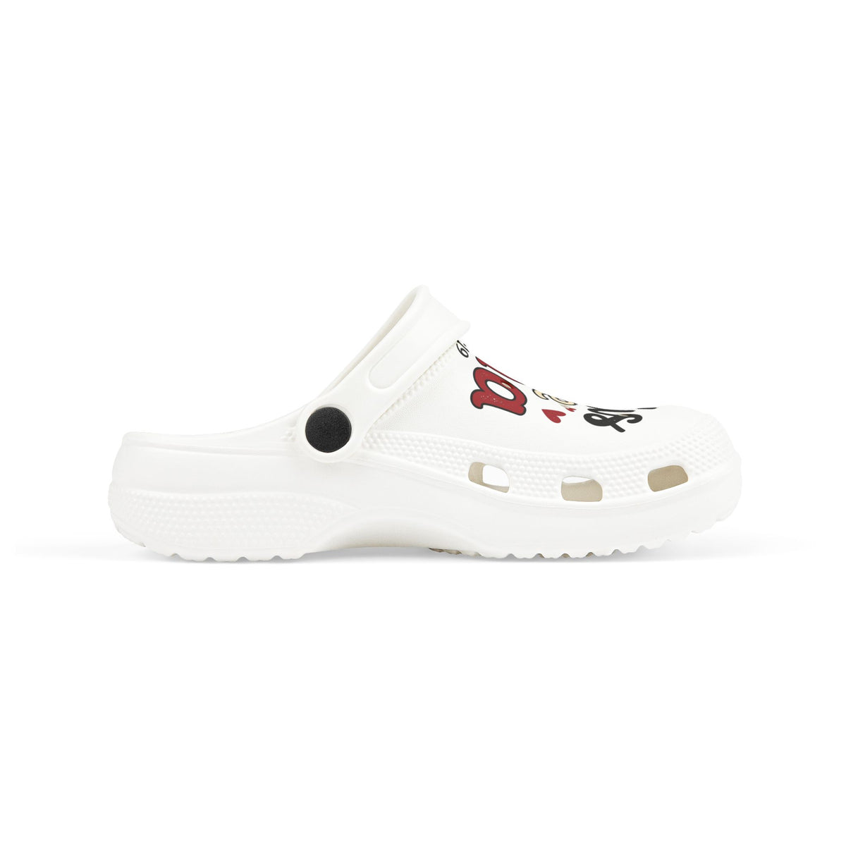 Kids Foam Clogs – “Jesús Me Ama” Christian Slip-On Shoes