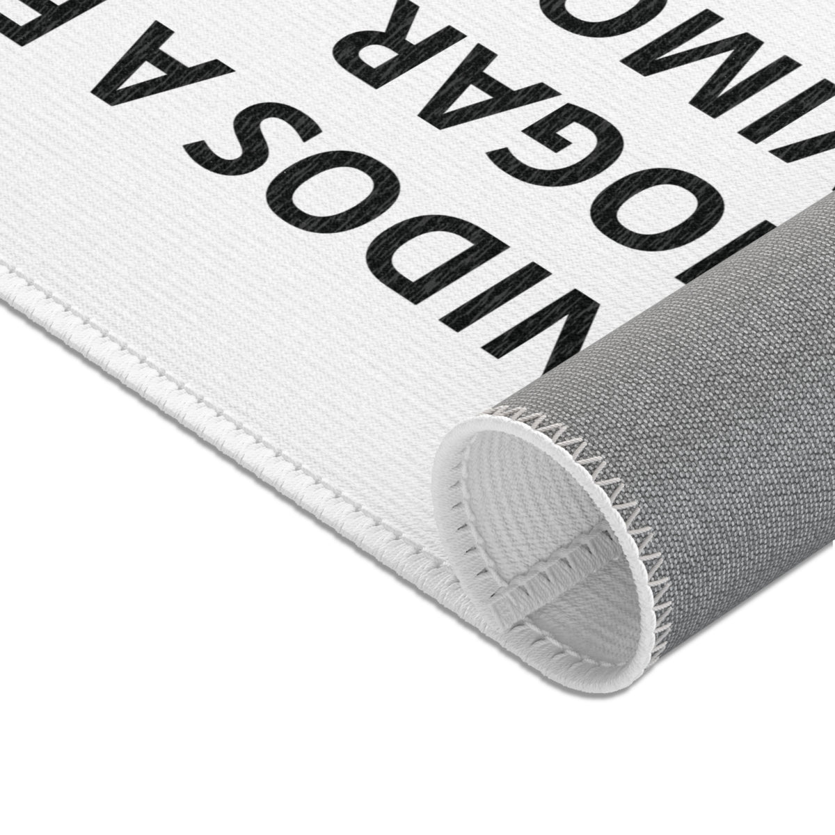 Welcome Home Spanish Scripture Area Rug — "Bienvenidos a este hogar donde servimos al Señor" (Josué 24:15)