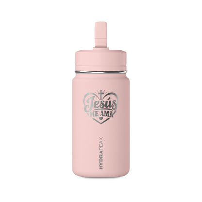Jesus Te Ama Pink 14oz Mini Water Bottle