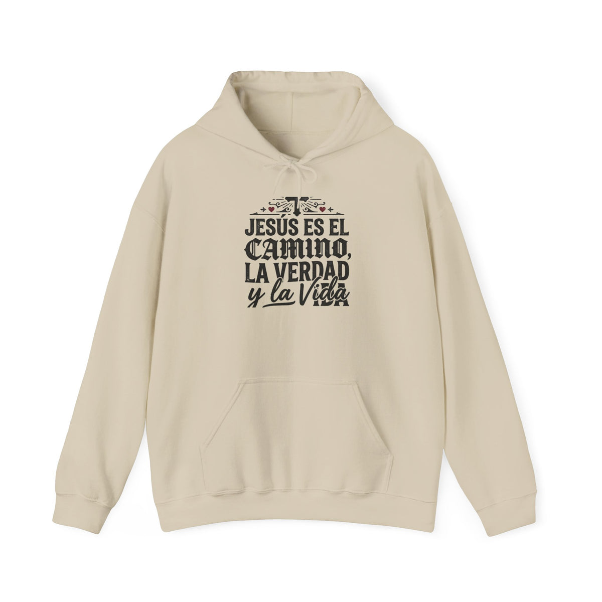 Hoodie - "Jesús es el camino, la verdad y la vida" Spanish Christian Faith Pullover