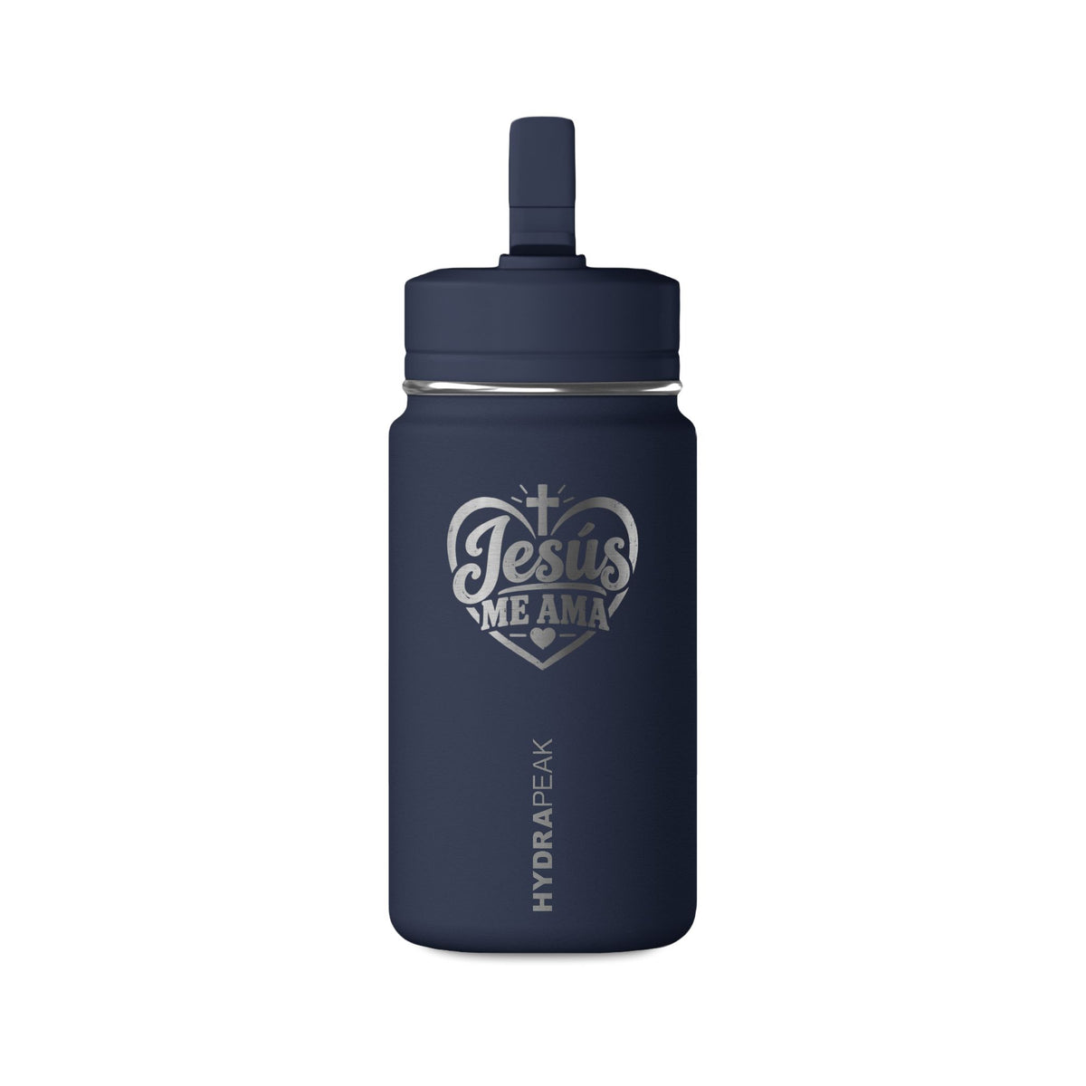 Jesus Te Ama Pink 14oz Mini Water Bottle