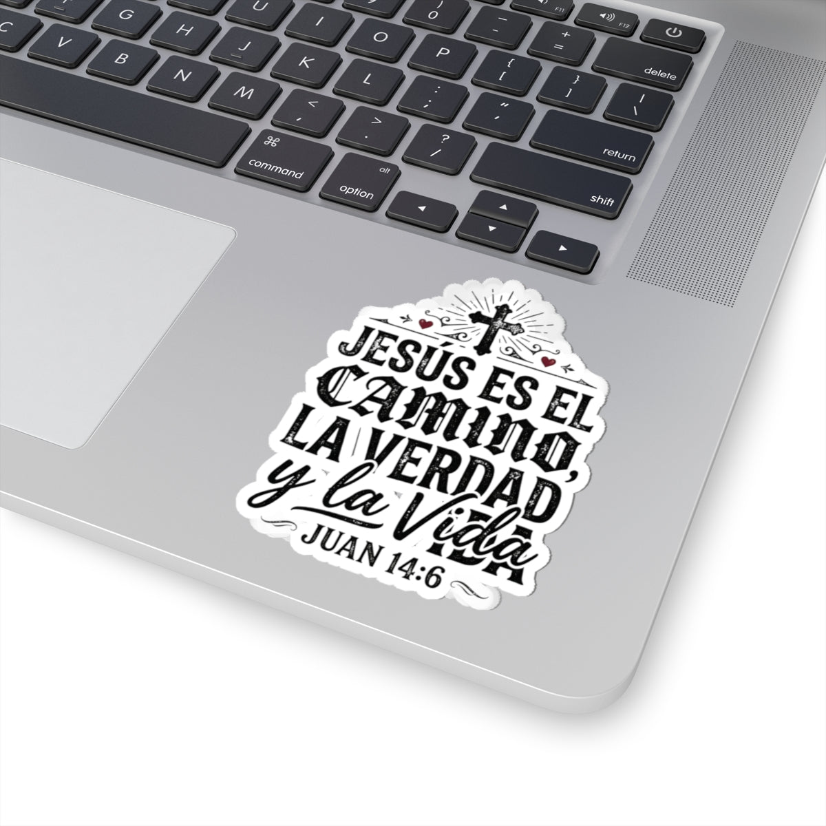 Religious Sticker — “Jesús es el Camino, la Verdad y la Vida” (Juan 14:6) Kiss-Cut Vinyl Sticker