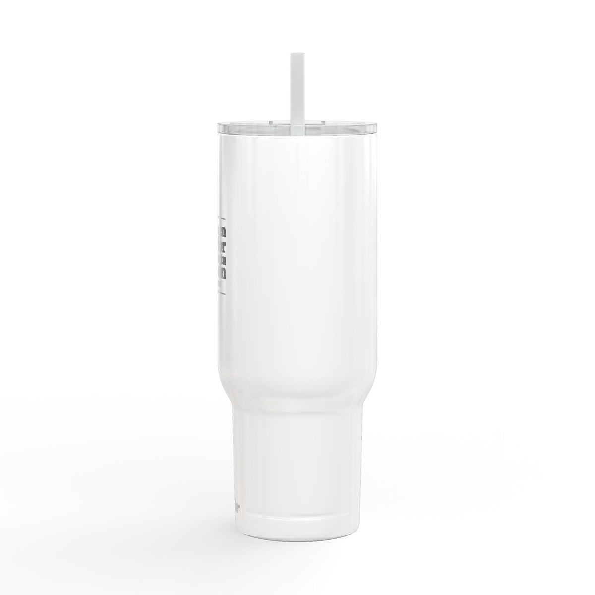 Engraved 40oz Insulated Tumbler with Lid & Straw – Faith Cross Design