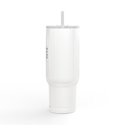 Engraved 40oz Insulated Tumbler with Lid & Straw – Faith Cross Design