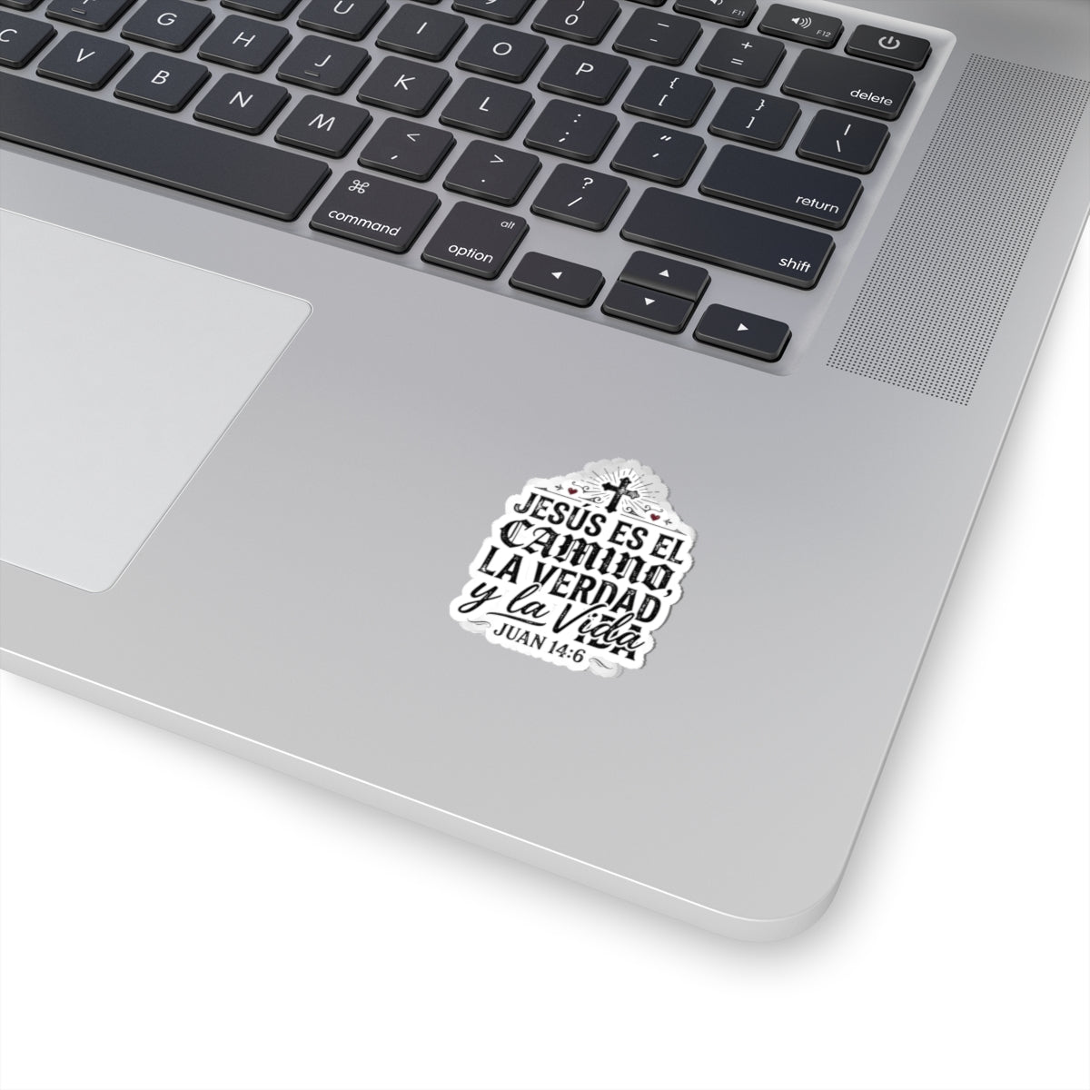 Religious Sticker — “Jesús es el Camino, la Verdad y la Vida” (Juan 14:6) Kiss-Cut Vinyl Sticker