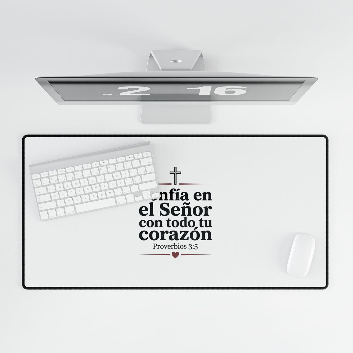 Confía en el Señor Christian Desk Mat – Proverbs 3:5